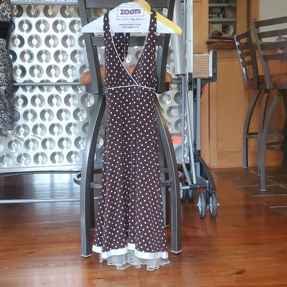 City Triangle Halter Dress